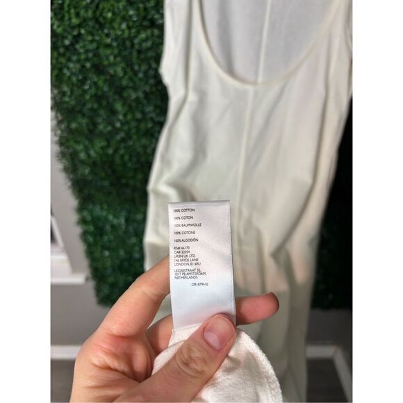 FREE PEOPLE FP BEACH Simone Maxi Exposed Back Dress Size Small NWT White - Picture 4 of 6